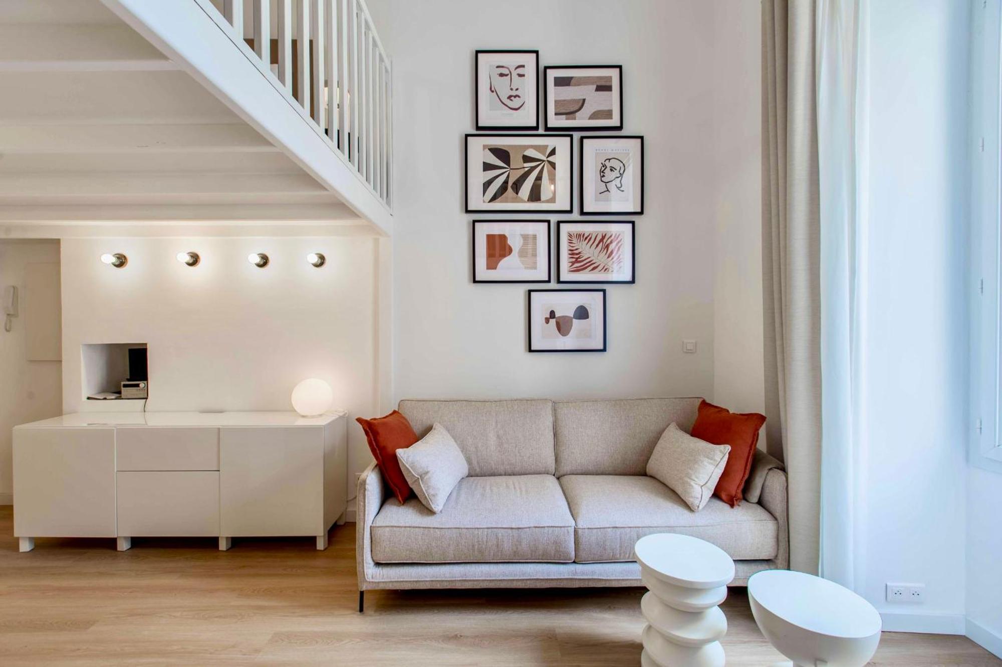 Suede Promenade Duplex Apartment At 1 Min From The Sea 2 Bathrooms Niza Exterior foto