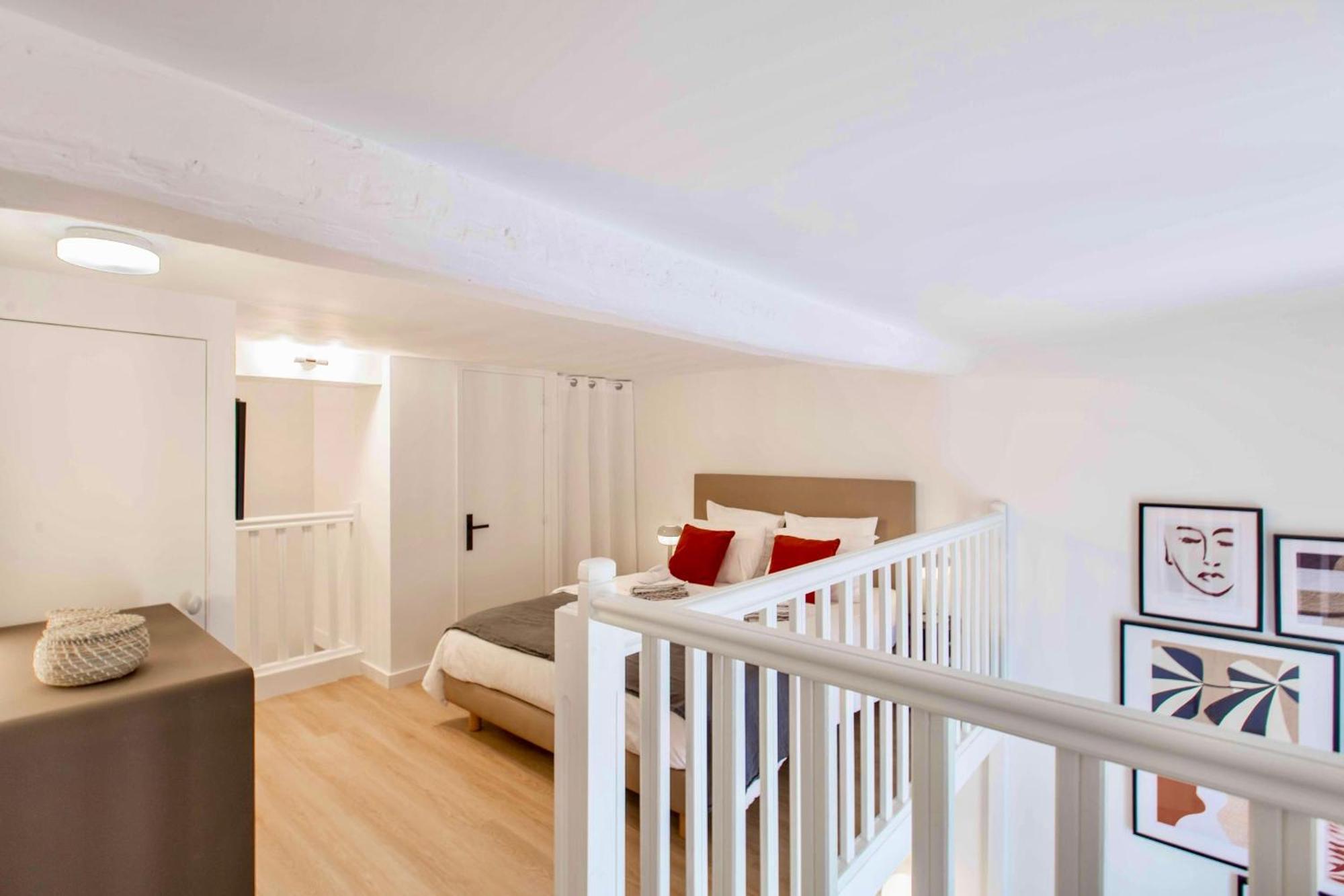 Suede Promenade Duplex Apartment At 1 Min From The Sea 2 Bathrooms Niza Exterior foto