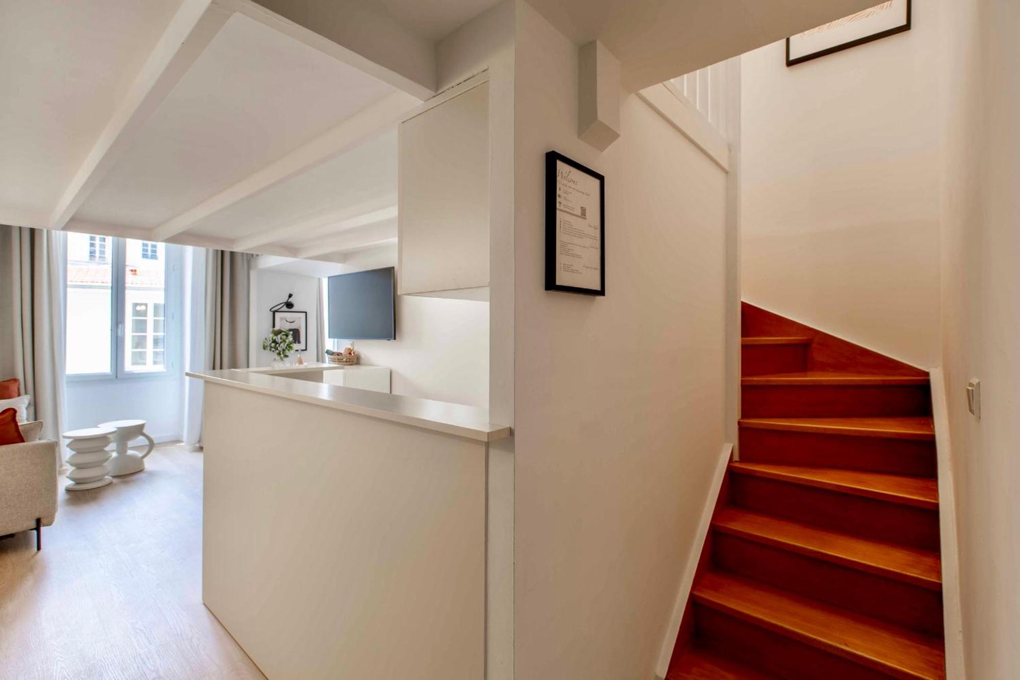 Suede Promenade Duplex Apartment At 1 Min From The Sea 2 Bathrooms Niza Exterior foto