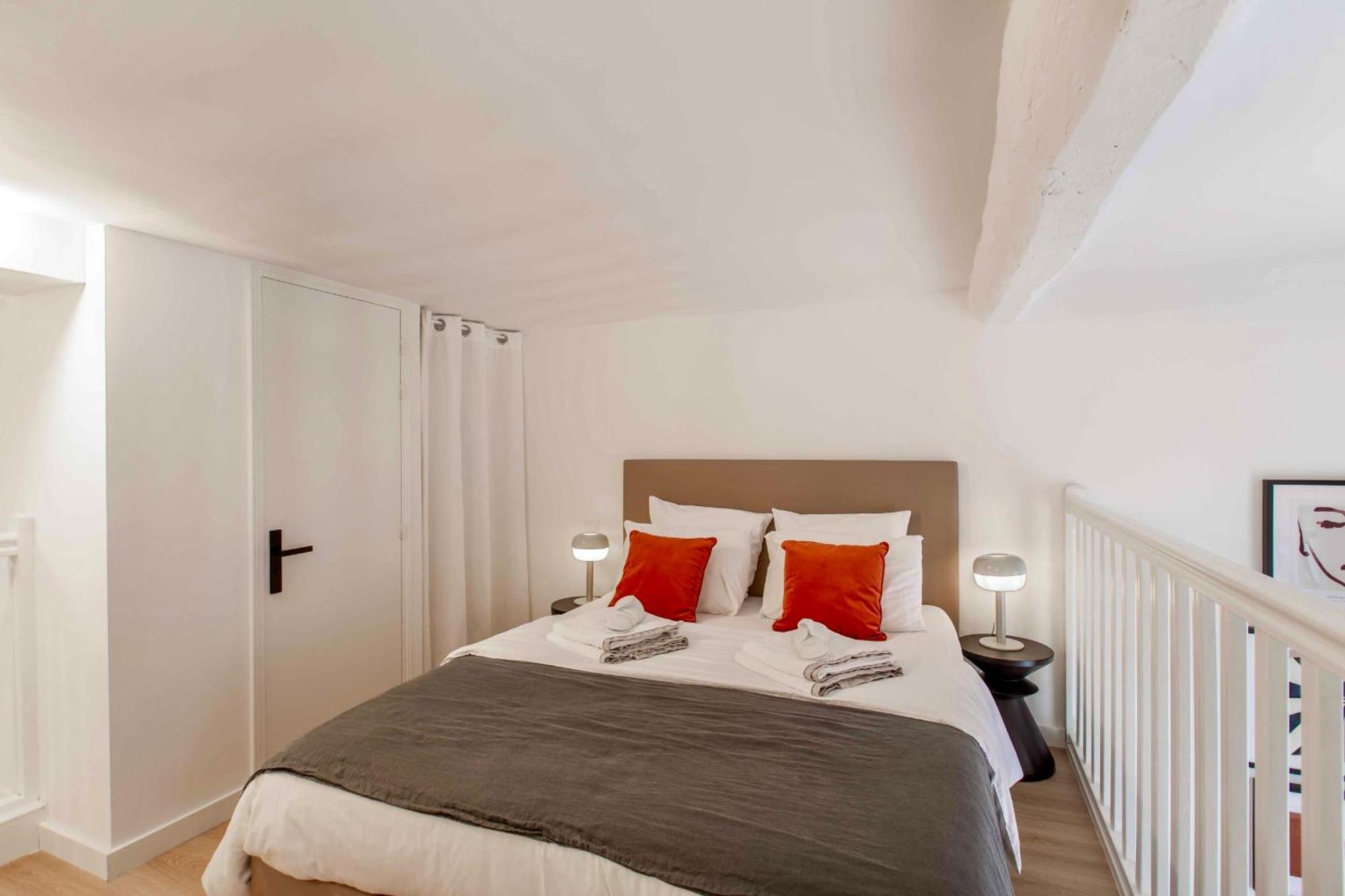 Suede Promenade Duplex Apartment At 1 Min From The Sea 2 Bathrooms Niza Exterior foto